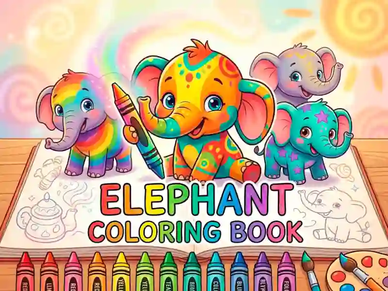Gioco Elephant Coloring Book in linea