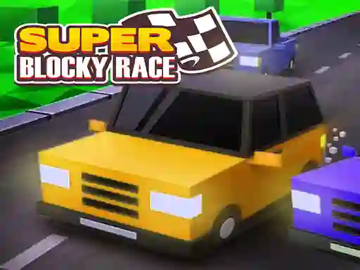 Gioco Super Blocky Race in linea