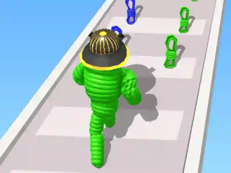 Gioco Rope-Man Run 3D in linea