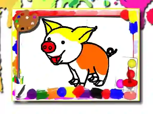 Gioco Pigs Coloring Book in linea