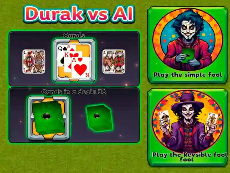 Gioco Durak vs AI in linea