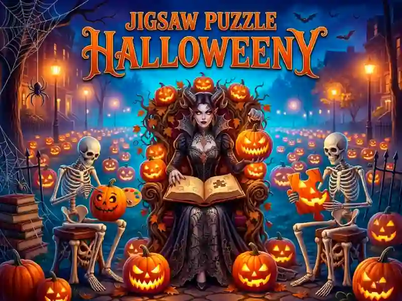 Gioco Jigsaw Puzzle Halloweeny in linea