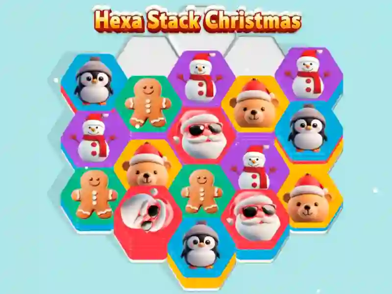 Gioco Hexa Stack Christmas in linea