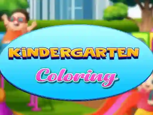 Gioco Kindergarten Coloring in linea