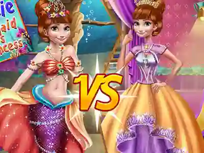 Gioco Anna mermaid vs princess in linea