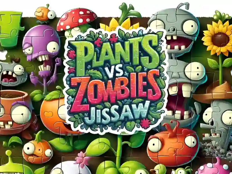 Gioco Plants vs Zombies Jigsaw in linea