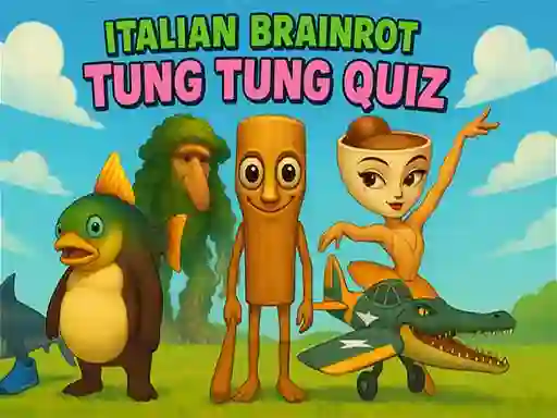 Gioco Italian Brainrot tung Tung Quiz in linea