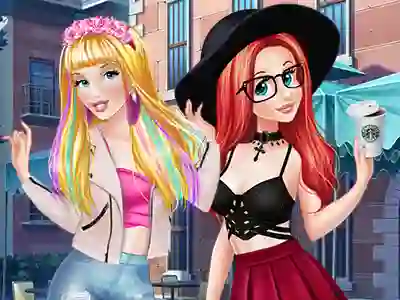 Gioco 100 Crop Top Looks for Princess in linea