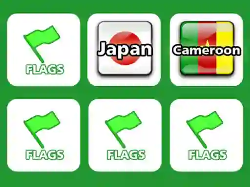 Gioco Memory With Flags in linea