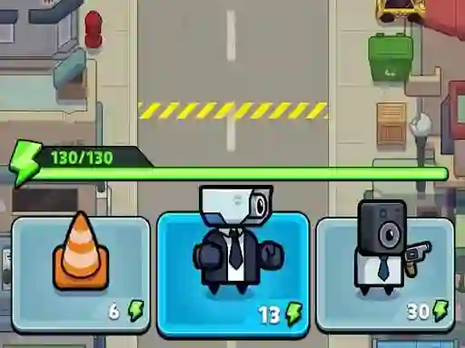 Gioco Toilet fight Police vs zombie in linea
