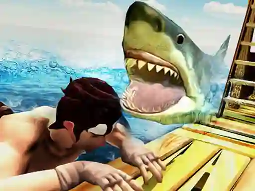 Gioco Raft Angry Shark Hunting in linea