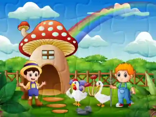 Gioco Farm Animal Jigsaw in linea