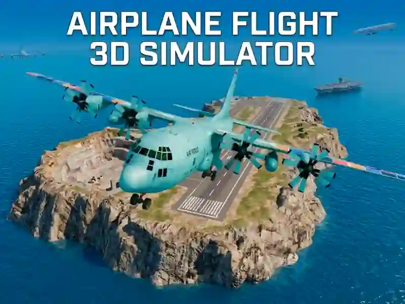 Gioco Airplane Flight 3D Simulator in linea