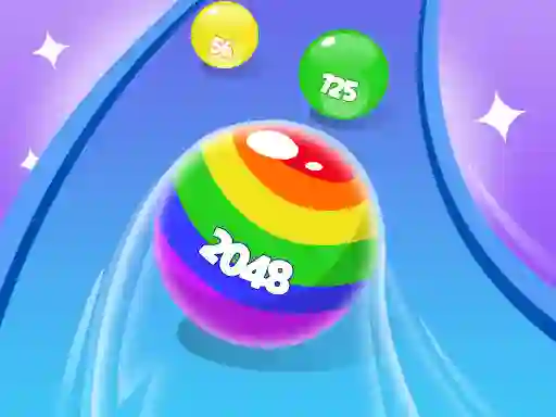 Gioco 2048 Run Gorgeous Balls in linea