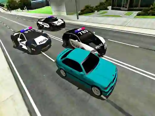 Gioco Mad Cop Police Car Race: Police Car vs Gangster Escape in linea