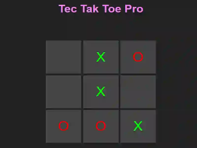 Gioco Tec Tak Toe Pro in linea