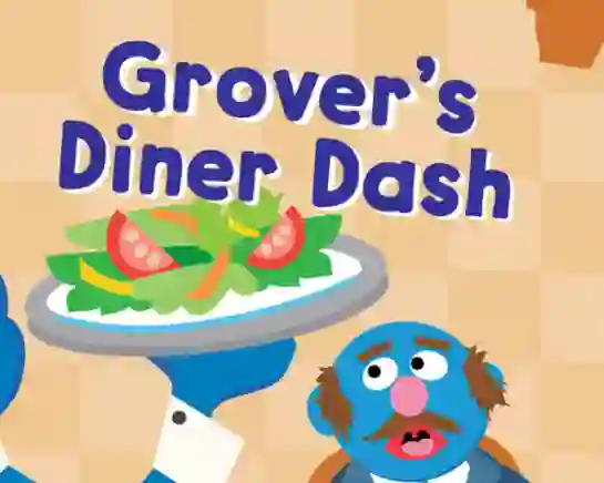 Gioco 123 Sesame Street: Grover's Diner Dash in linea