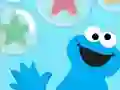 Gioco 123 Sesame Street: Cookie's Color Burst in linea