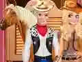Gioco Frozen Couple Cowboy Style in linea