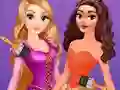 Gioco Disney Princesses Rainbow Dresses in linea