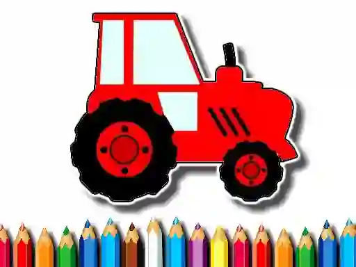 Gioco Easy Kids Coloring Tractor in linea
