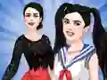 Gioco Young Figure Skaters Ellie and Jenny Sport and Life in linea