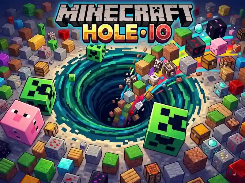 Gioco Minecraft Hole IO in linea