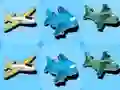 Gioco Big Fast Airplanes Match 3 in linea