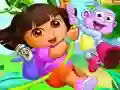 Gioco Dora the explorer Hidden stars in linea