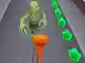 Gioco Angry Cat Run Zombies Alley in linea