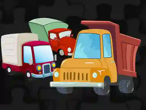 Gioco Cartoon Truck Jigsaw in linea