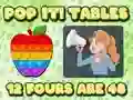 Gioco Pop It  Tables in linea