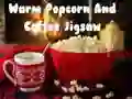 Gioco Warm Popcorn And Coffee Jigsaw in linea