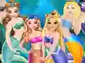 Gioco Princess Mermaid Style Dress Up in linea