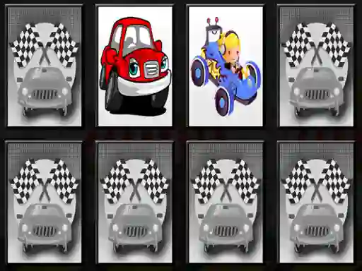 Gioco Racing Cars Memory in linea