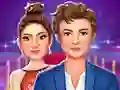 Gioco Celebrity Couple Red Carpet Fashion in linea