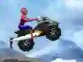 Gioco Spiderman Snow Scooter in linea