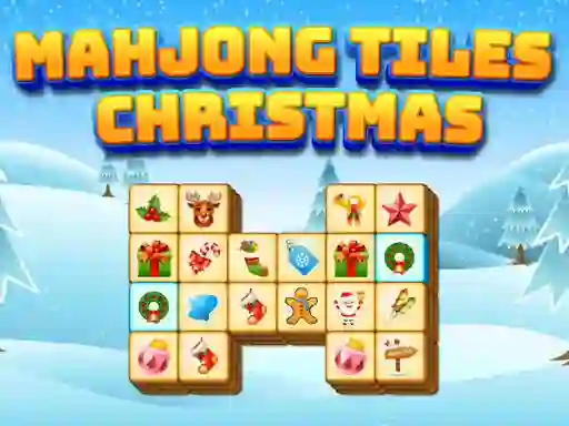 Gioco Mahjong Tiles Christmas in linea