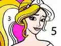 Gioco Princess Coloring By Number in linea