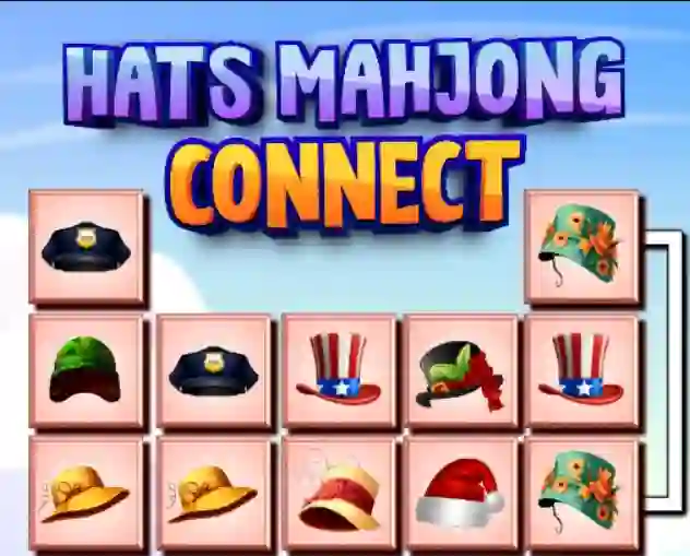 Gioco Hats Mahjong Connect in linea