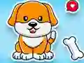 Gioco Coloring Book: Cute Dog in linea