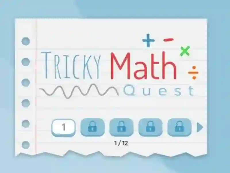 Gioco Tricky Math Quest in linea