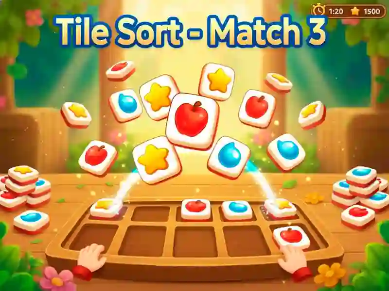 Gioco Tile Sort - Match 3 in linea