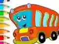 Gioco Coloring Book: Bus in linea