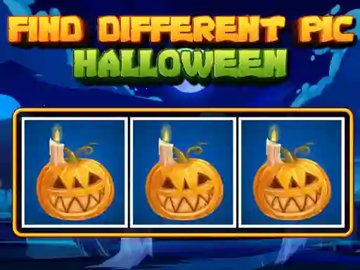 Gioco Find Different Pic Halloween in linea