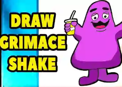 Gioco Grimace Shake: Draw and Erase in linea