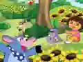 Gioco Dora find differences in linea