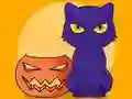 Gioco Coloring Book: Halloween Cat in linea