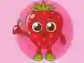 Gioco Coloring Book: Delicious Strawberries in linea