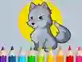 Gioco Coloring Book: Wolf in linea